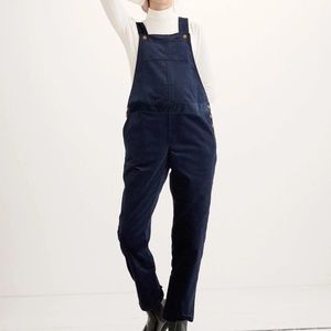 Hatch Selma Cord Maternity Overalls Navy Size 1